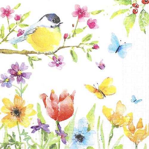 냅킨아트 1332784  Spring Bird 냅킨20매 33x33cm 0997