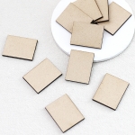 한정세일 MDF 직사각 데코판 두께3mm 3x4cm 10개입