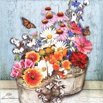 냅킨아트 L813700 FLOWERS AT HOME 냅킨20매 33x33cm 0919