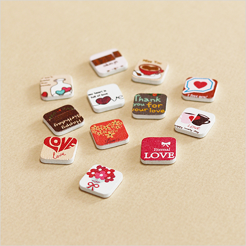 30개입 SB-249 우드장식 미니액자 15mm