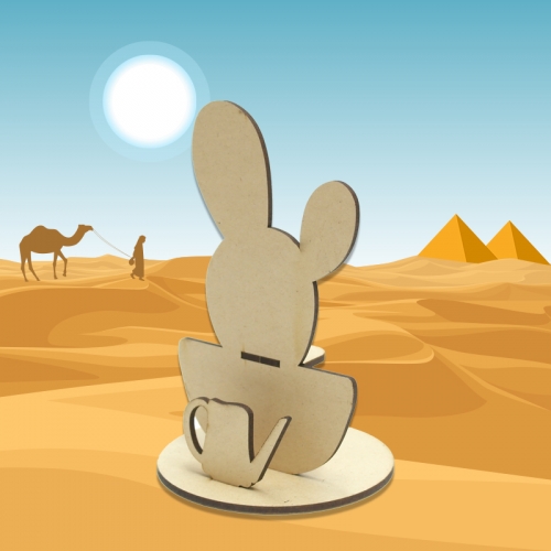 5개입 선인장 데코판 다용도 꽂이 2호 10.5x16cm