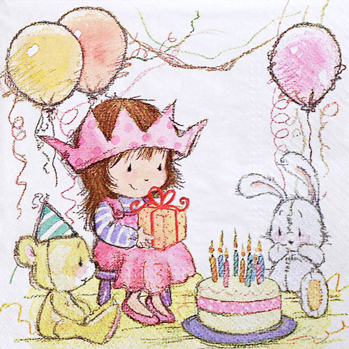 냅킨아트 2118340 Little Princess 냅킨20매 33x33cm 1485