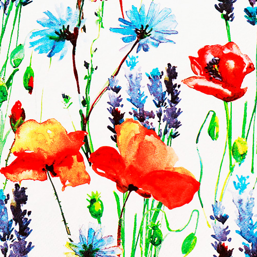 냅킨아트 344594 Wild Summer Flowers 냅킨20매 33x33cm 2107