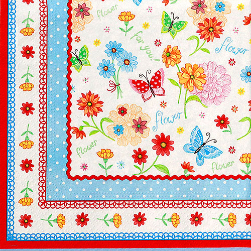 냅킨아트 84772 Flower for you 냅킨20매 33x33cm 2031