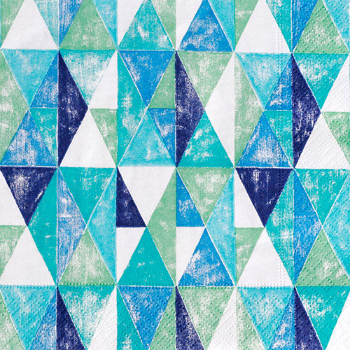 냅킨아트 SK0135_2 Geometric blue 냅킨20매 33x33cm 2007