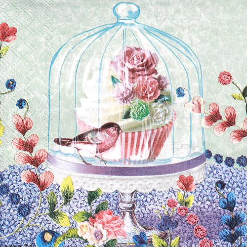 냅킨아트 13309725 Cupcake in Glass 냅킨20매 33x33cm 2244