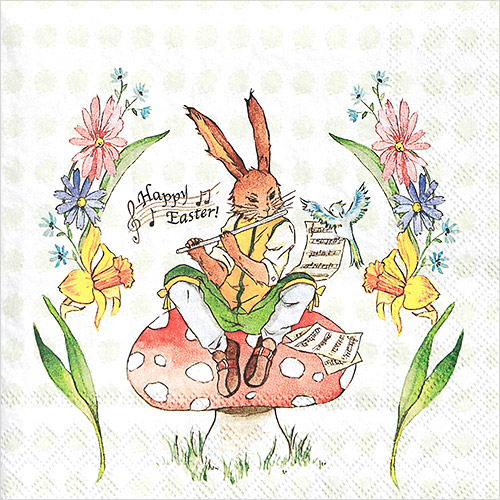 냅킨아트 23301610 Easter Song Green 냅킨20매 33x33cm 2362