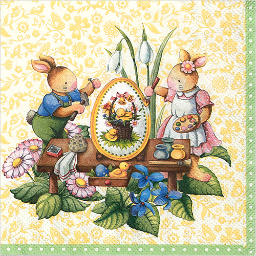 냅킨아트 L703000 EASTER SPRING FANTASY V B 냅킨20매 33x33cm 2511