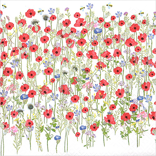 냅킨아트 AT004 Harmony poppies 냅킨20매 33x33cm 2617