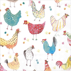 냅킨아트 L805900 JOLLY HENS 냅킨20매 33x33cm 2632