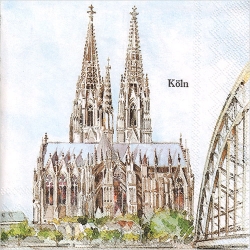 냅킨아트 L466100 KOLN 냅킨20매 33x33cm 2692