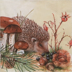 냅킨아트 L605400 NOSY LITTLE HEDGEHOG 냅킨20매 33x33cm 2757