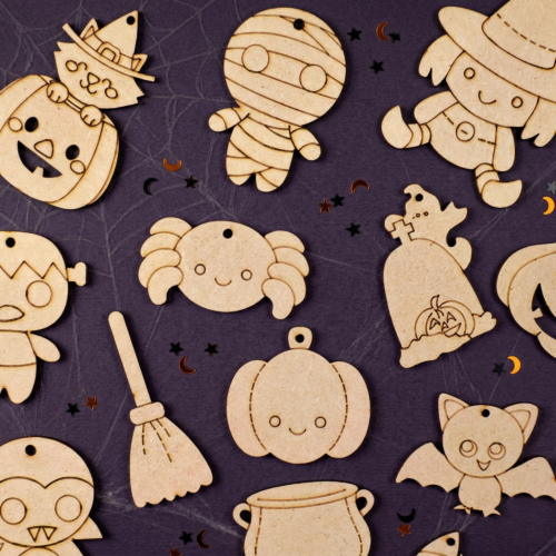 팬시 우드 할로윈 모음 열쇠고리