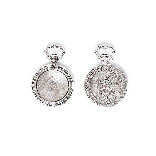 RS-15 레진아트 펜던트 원형 2.5x3.5cm 5개입