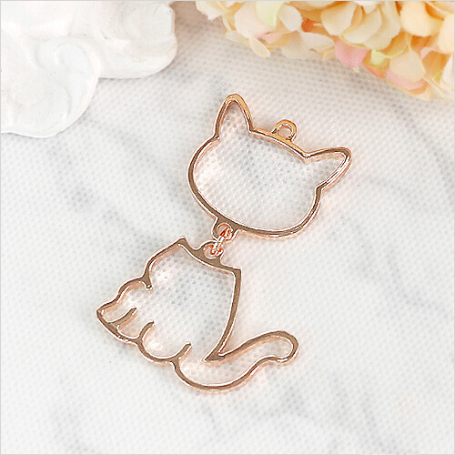 RSF-89 레진아트 대롱고양이 1호 프레임 4.3x6.6cm 2개입