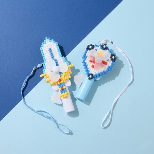 여름 초등 어린이 늘봄 돌봄 휴대용 무선 핸드 디폼 블럭 칼 방패 손 선풍기 만들기 키트