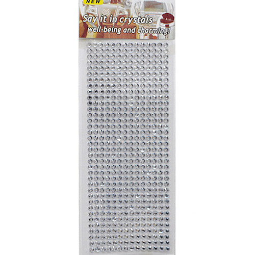 스티커 큐빅 대 투명 6mm