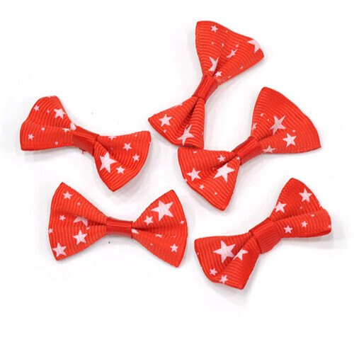 별 리본 빨강 20개입 3.5x2.5cm
