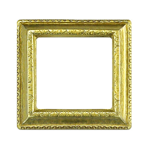 PD-31 진주 장식데코 골드 정사각 액자 43x43mm 5개입