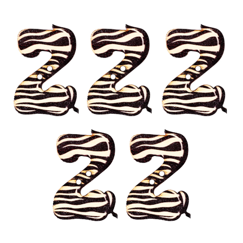 이니셜 알파벳 Z 3.5cm 5개입