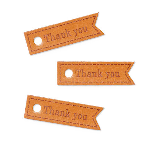가죽태그 No16 Thank you 50x15mm 10개입