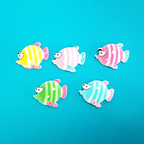 D-87 장식데코 열대어 28x23mm 5개입