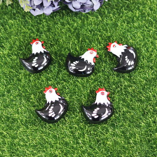 D-403 장식데코 닭 2호 26x28mm 5개입