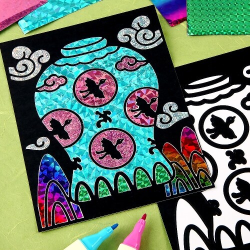 한정 판매 포일 아트 고려 청자 카드 만들기