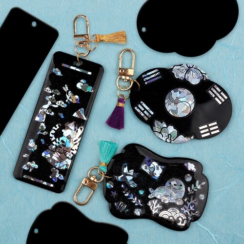 전통 모양 아크릴 키링 만들기