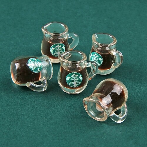 5개입 미니어처 별다방 커피 피처