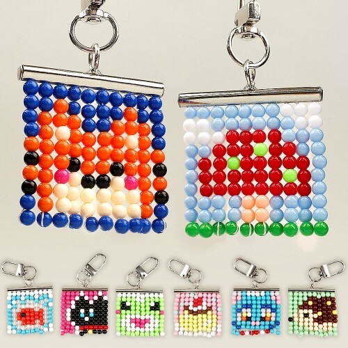 미니 비즈발 큐티 키링 만들기 세트