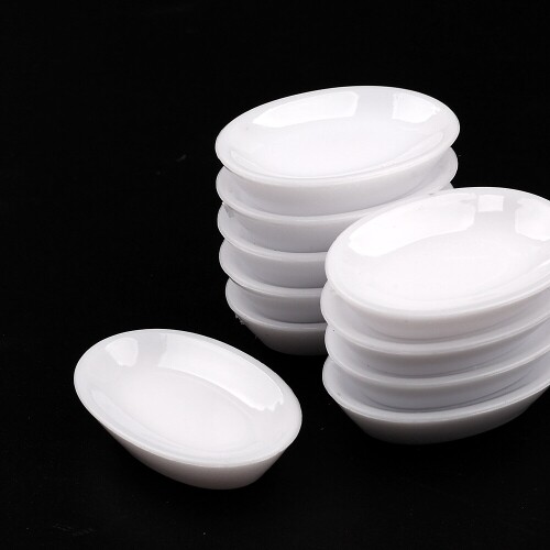 MS-31 미니어처 타원그릇1 3x2.1x0.7cm 10개입