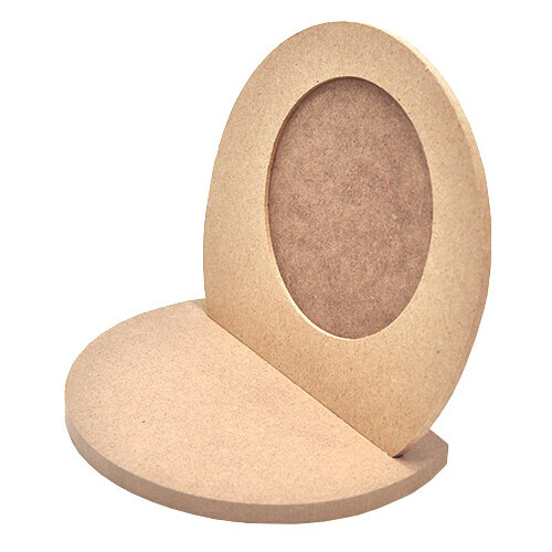 원형 스탠드 액자 10cm 구멍