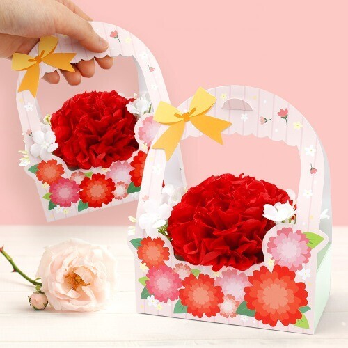 (MS) 카네이션 꽃 가방