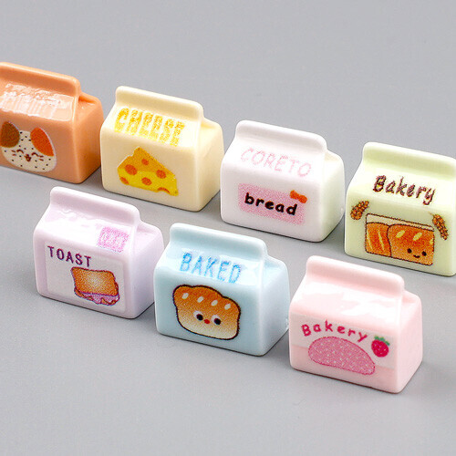 20개입 미니어처 파스텔 베이커리 삼각 지붕 팩