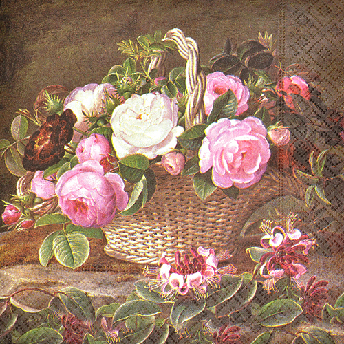 냅킨아트 R0414 DER OLD ENGLAND ROSES 냅킨20매 33x33cm 0015