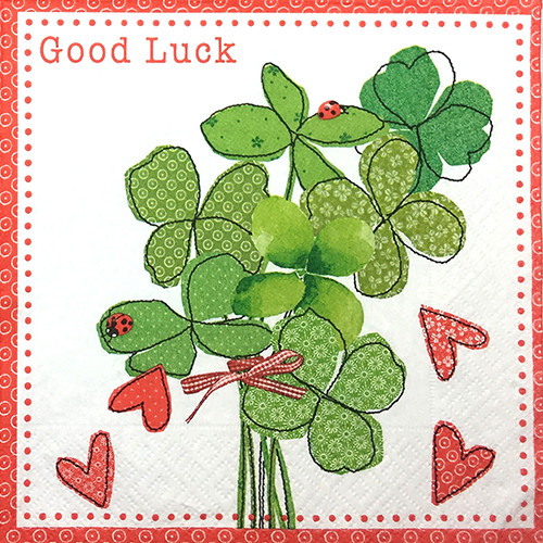 냅킨아트 200057 Good luck 냅킨20매 33x33cm 0108