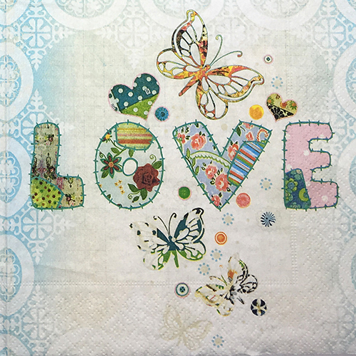 냅킨아트 21784 Love mo too 냅킨20매 33x33cm 0187