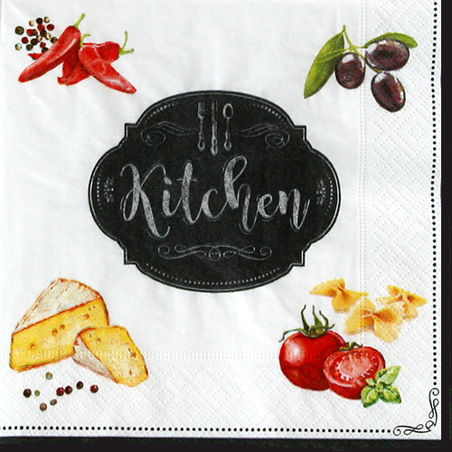 냅킨아트 KIBK Kitchen Basics 냅킨20매 33x33cm 1535