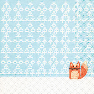 냅킨아트 600069 Lonely fox 냅킨20매 33x33cm 0686