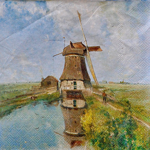 냅킨아트 L540700 WINDMILL 냅킨20매 33x33cm 1258