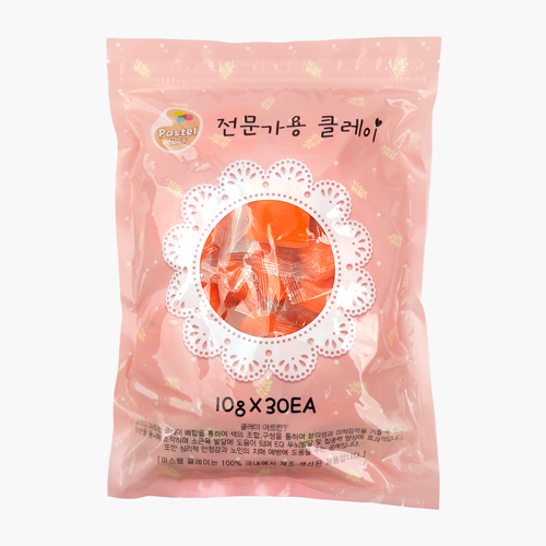 파스텔 클레이 단체수업용 10gx30개 주황